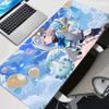 Игровой коврик для мыши с аниме Hololive Amane Kanata, большой коврик для стола, подставка под клавиатуру, нескользящие аксессуары для геймера, ковер для установки ПК на стол