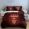 Arsenal Logo 3-Piece Bedding Set Bedding set (1 duvet cover, 2 pillowcases, duvet not included)