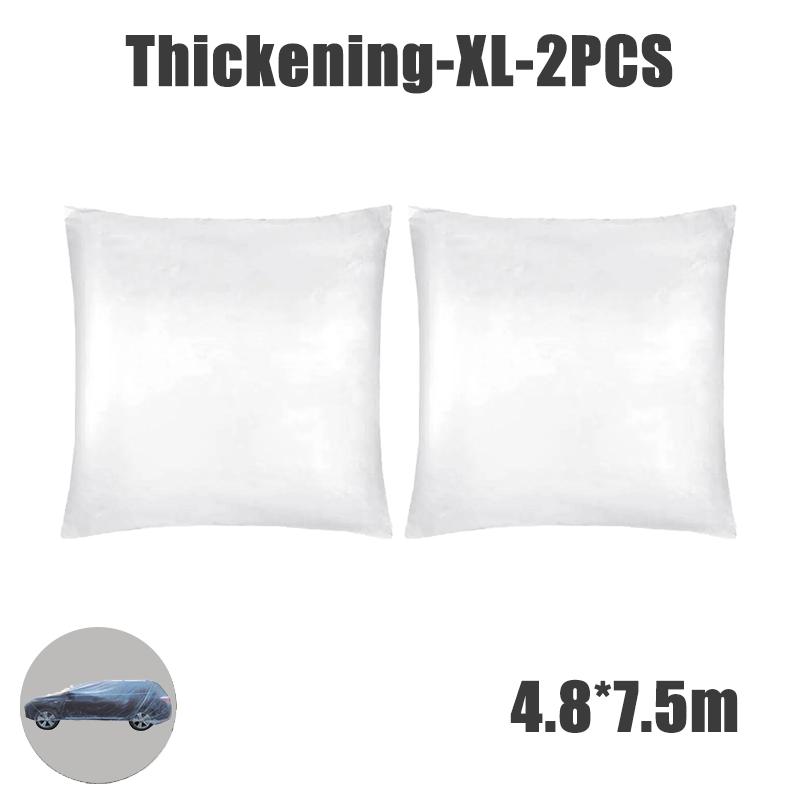 Одноразовый прозрачный автомобильный чехол для одежды, пылезащитный, непромокаемый, прозрачный, пылезащитный, пластиковый, полиэтиленовая пленка, непромокаемый автомобильный чехол