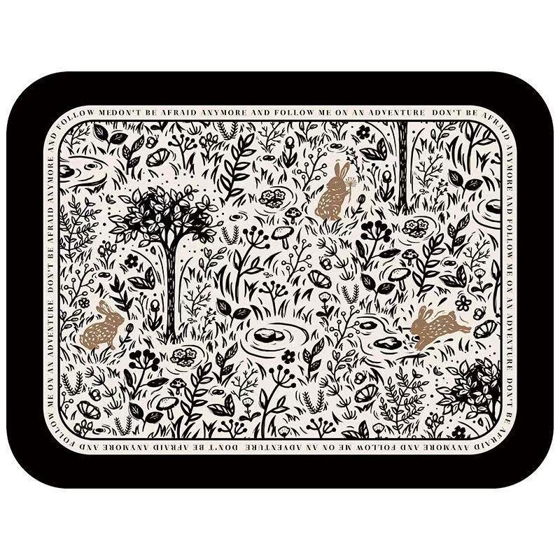 Печатный коврик для сушки посуды, коврик для сушки стола, термостойкие коврики для столешницы, кухонные коврики, впитывающие коврики для сушки посуды, ковры для дома, принадлежности