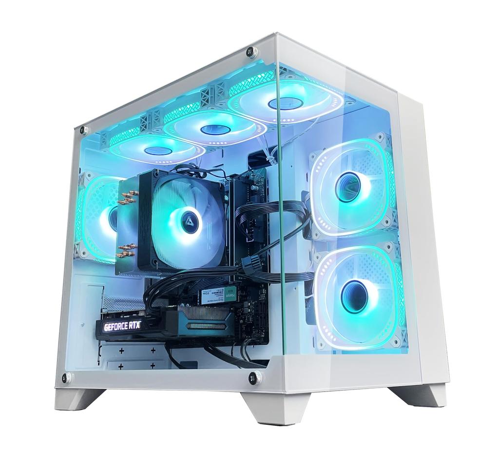 NEWLEAGUE Gaming Desktop Computer Specially Selected Model Core I5 12400F GTX1650 16GB NVMe SSD 512GB 550W Power Supply Unit Windows 11 Office Mini