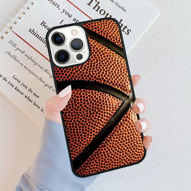 Текстурированный чехол для телефона с рисунком баскетбольного мяча для iPhone 17 Air 16 15 14 Plus apple 16 11 12 13 Pro Max coque