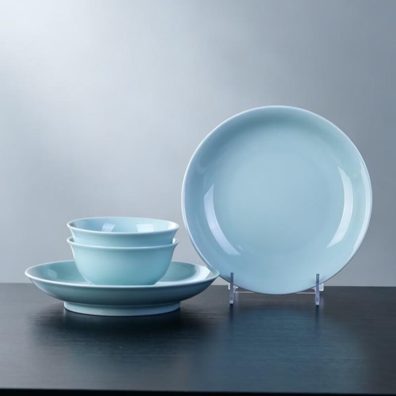 Набор столовой посуды Haoya Jingdezhen с подглазурным селадоном