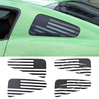 Треугольники на заднее окно, декоративные наклейки для Ford Mustang 2008 2009 2010 2011 2012 2013 2014, экстерьер автомобиля
