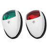 1 Pair Set Universal LED Signal Lamp IP66 Protection Grade Marine Side Navigation LightWhite
