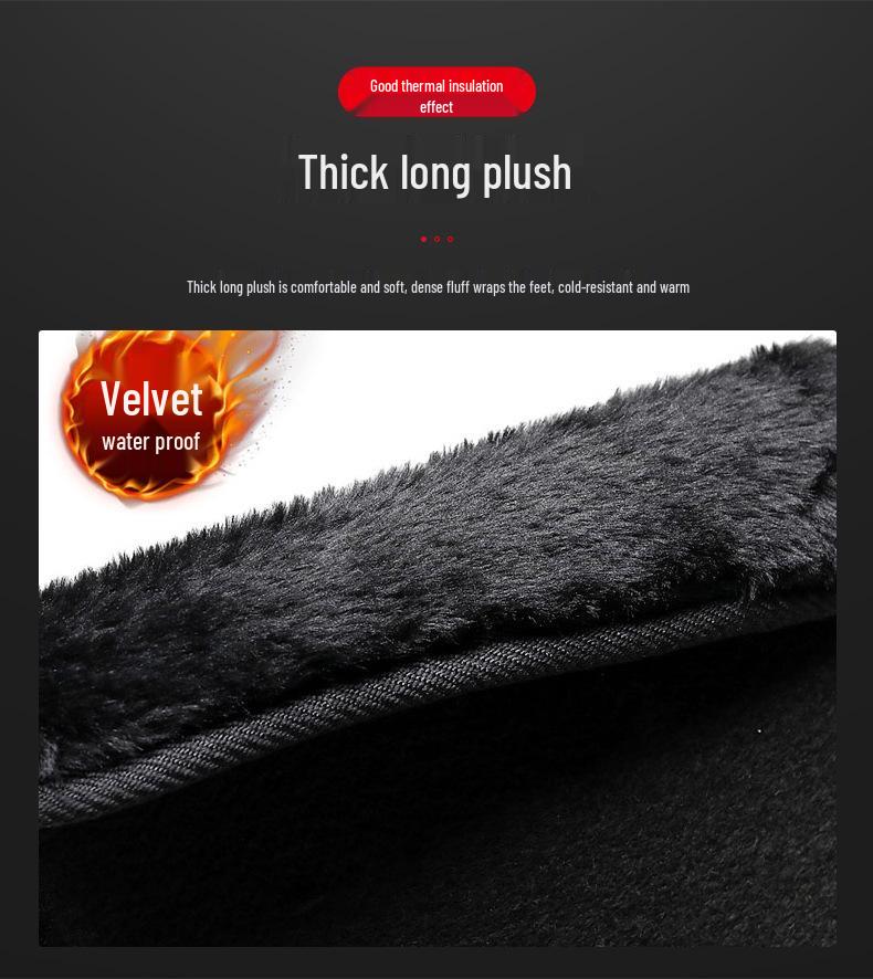 Men's Waterproof Plus Size Ice Fishing and Work Boots for Autumn/Winter