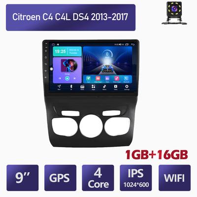 10-дюймовый Android 11 для Citroen C4 C4L DS4 2013-2017, автомобильный радиоприемник, мультимедийный видеоплеер, GPS-навигация, WIFI, 1 + 16 ГБ