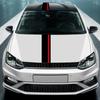Автомобильные наклейки на капот, крышу, багажник для VW Volkswagen Polo 6R 6C 9N2 9J GTI, виниловые наклейки в гоночном стиле из ПВХ, аксессуары для декора автомобиля