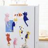 Магнитные крючки на холодильник в виде хвоста кошки Милые мультяшные животные Яркое разноцветное украшение для дома Гибкий хвост Домашняя необходимость