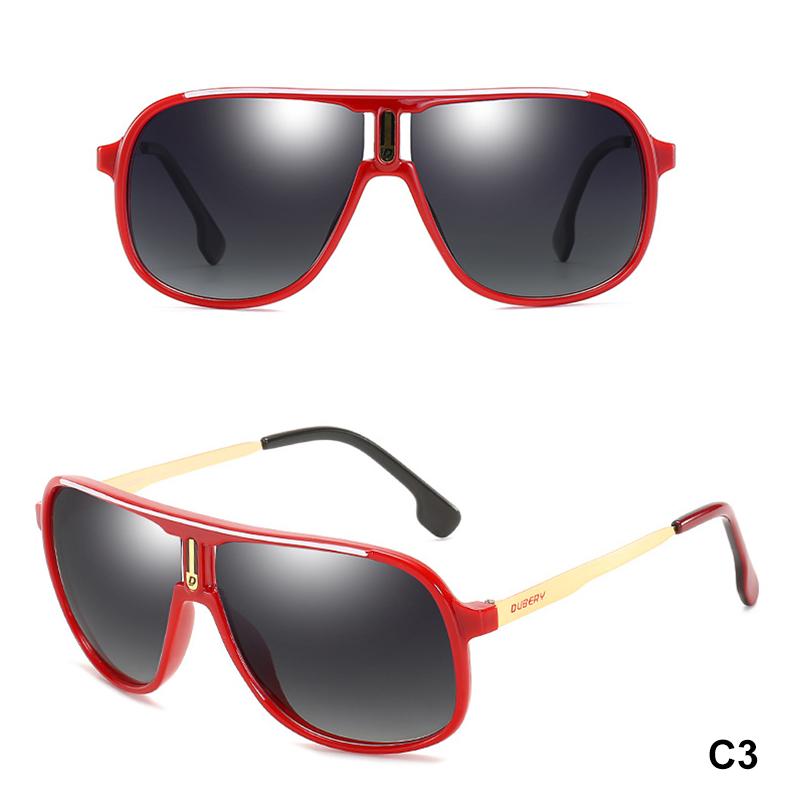 DUBERY мужские солнцезащитные очки для вождения пилот поляризованные солнцезащитные очки для рыбалки уличные очки для путешествий оттенки мужские 100% защита от ультрафиолета металлические ножки