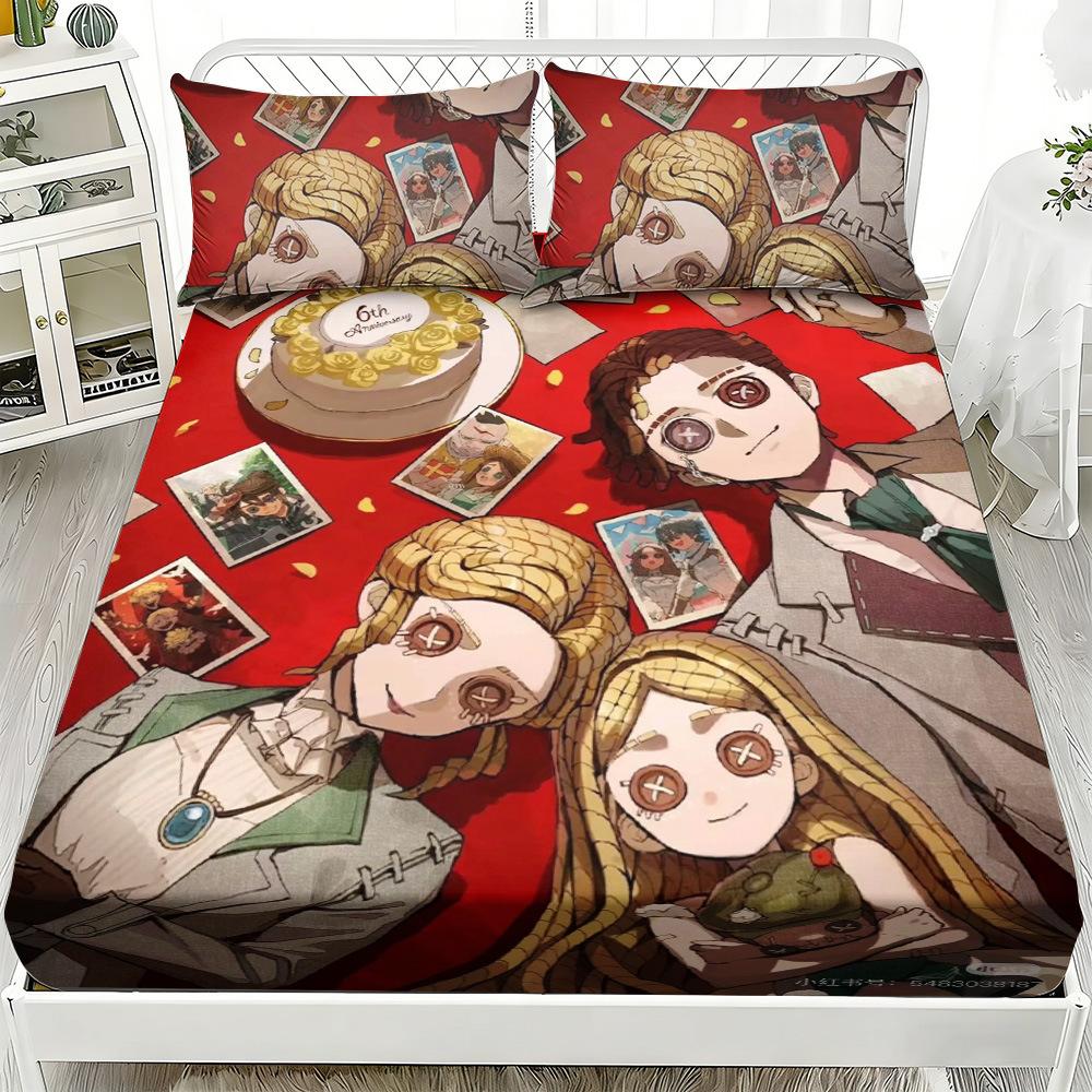 Аниме Игра Периферия Комплект Постельного Белья Identity V Комплект Постельного Белья Полностью Натяжная Простыня Наволочка Эластичная Простыня, Индивидуальный Рисунок