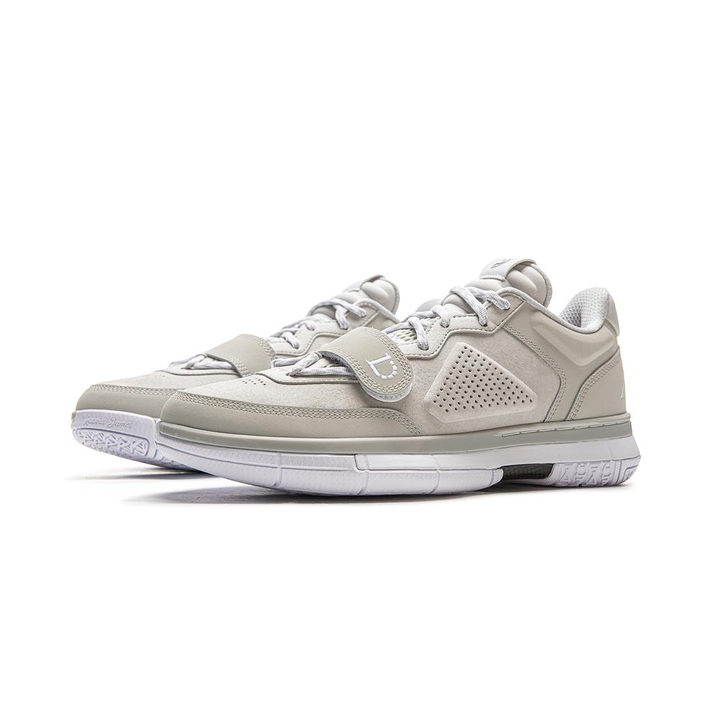 Баскетбольные кроссовки Li Ning Wow1 Low Мужские Низкие Серый Белый ABAU099-4