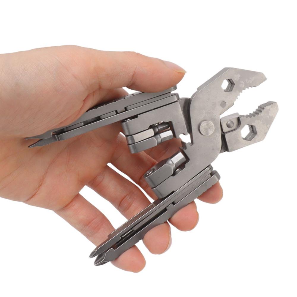 Silver Multitool Pliers Foldable Stainless Steel Tool Sturdy Outdoor Tool Outdoor Use