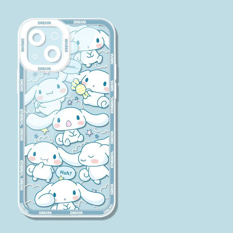 Милый и красивый чехол Cinnamoroll для Xiaomi Redmi 15C Note 15 Pro 14C Note 14 13 12 10 11 Pro Plus 11S 13C 12C 5G 4G Прозрачный корпус