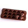 DAVIDAMI CONCEPT® Heart Silicone Mold 21x10cm for Homemade Chocolate, Jelly, Candy or Ice Cubes