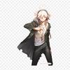 Nagito Komaeda Danganronpa 2 Goodbye Despair Video Games Print Sticker On Clothes DIY Thermal Stickers For T-Shirts Patch Iron On Transfer Patch