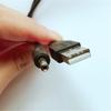 Durability PVC Insulated DC5V Power Cord with 2A Current USB to DC3.5x1.35mm Charging Cable for Home and Travel Use