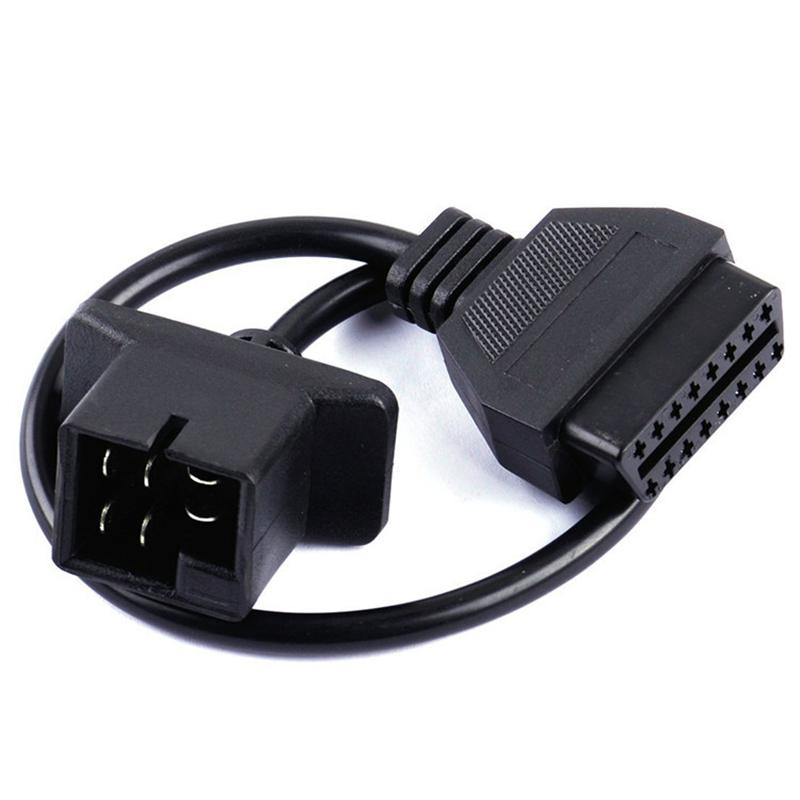 6 Pin OBD1 To OBD2 Diagnostic Connector For Chrysler OBD2 Diagnostic Tool Adapter Cable Scan Code Reader Car Accessories