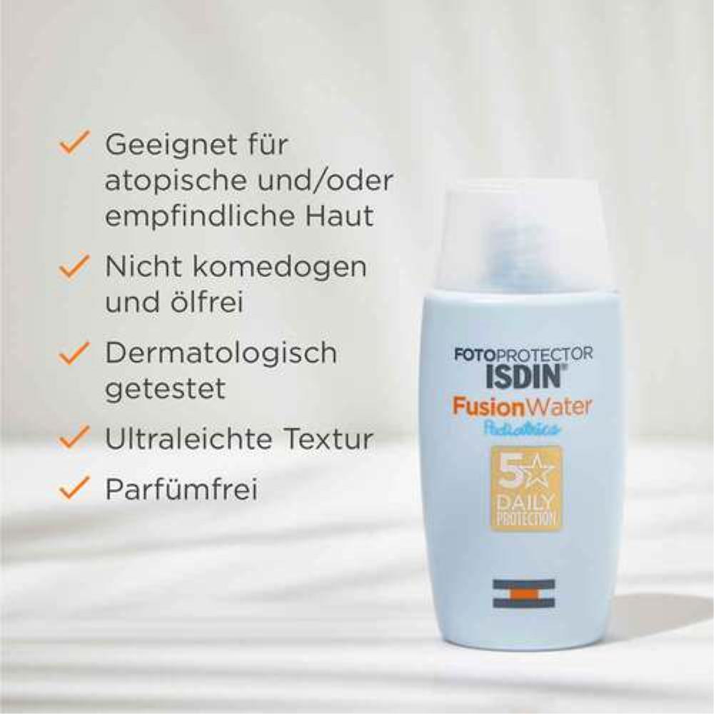 ISDIN Детский солнцезащитный крем Photo Protector Fusion Water SPF50, 50 мл