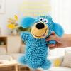 Bite-resistant Squeaky Dog Toy Cartoon Pet Chew Plush Toy Indoor Outdoor Use