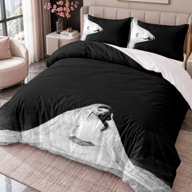 Lana Del Rey 3Pcs Bedding Set Duvet Cover With Two Pillowcases For Bedroom Home Decoration