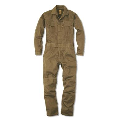 GRACE ENGINEERS GE430 38 Heather Khaki All Season Melange One Плиссированный комбинезон с длинными рукавами LL