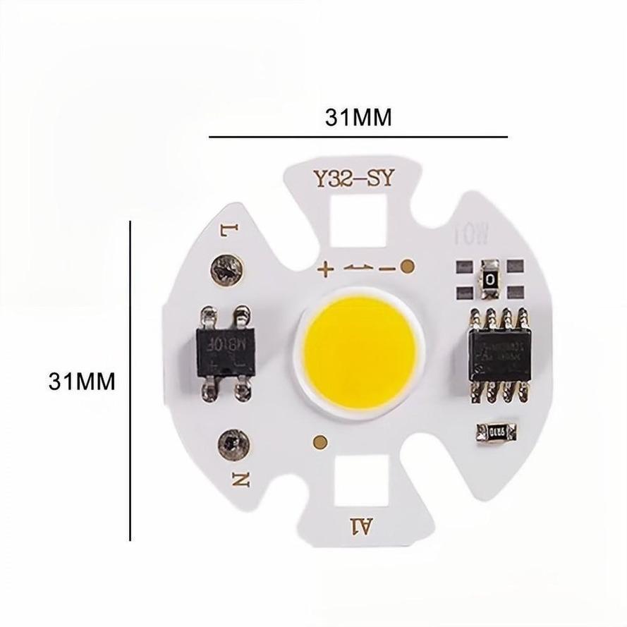 Светодиодная лампа COB Chip Bulb Y32 3 Вт 5 Вт 7 Вт 10 Вт 12 Вт Реальная входная мощность IP65 для уличного светодиодного прожектора Холодный теплый белый 220 В/110 В