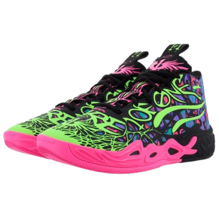 Puma MB.04 Heem Мужские кроссовки Многоцветные Черные Светящиеся-Розовые 310837-01