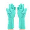1Pair High Quality Silicone Household Magic Kitchen Scrubber Cleaning Gloves Dish Washing Gloves