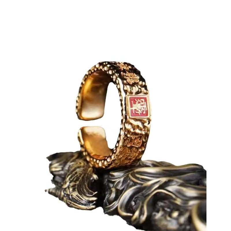 Гора Лунху Серьги-подвески Тяньши Юйцзянь Национальный стиль Мода Ретро Универсальные Удача Передача Даосские