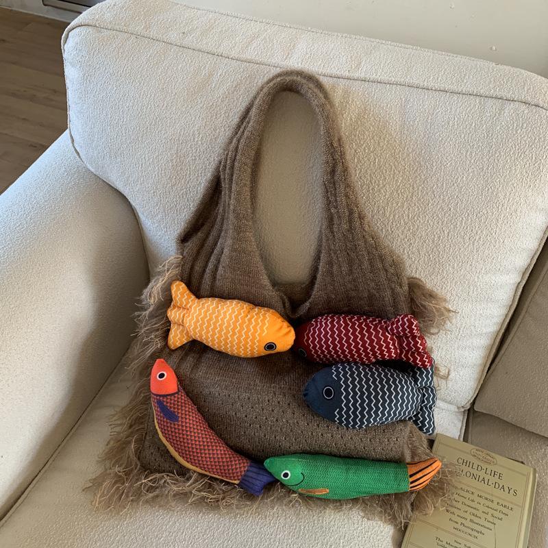 Персонализированная повседневная сумка-тоут большой вместимости, модный зарубежный тренд, новая сумка 2025 осень-зима, женская сумка-тоут