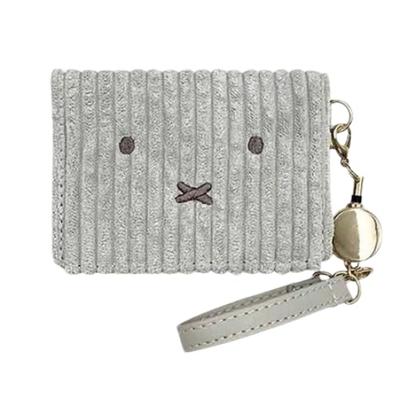 Miffy Pass Face Вельветовая серия Двухсекционный чехол, Серый,