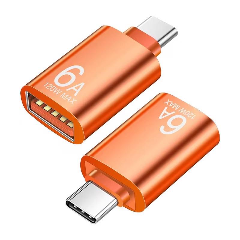 USB 3.0 Type-C OTG Adapter & 6A Fast Charging Converter for Mobile Phones & Card Reader