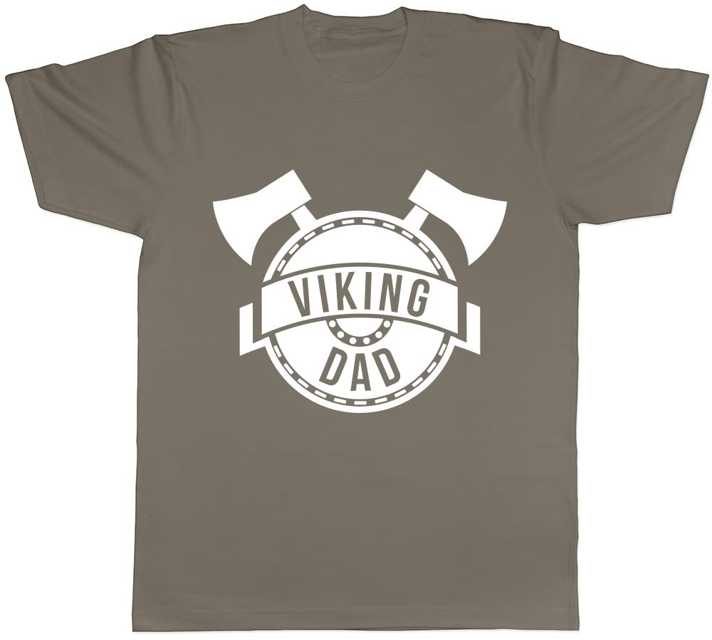 Viking Dad Fathers Day Birthday Unisexs TShirt Tee