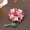 Модные фиолетовые, красные, синие, сиреневые цветочные броши для женщин, свадебная вечеринка, брошь, булавки, подарки