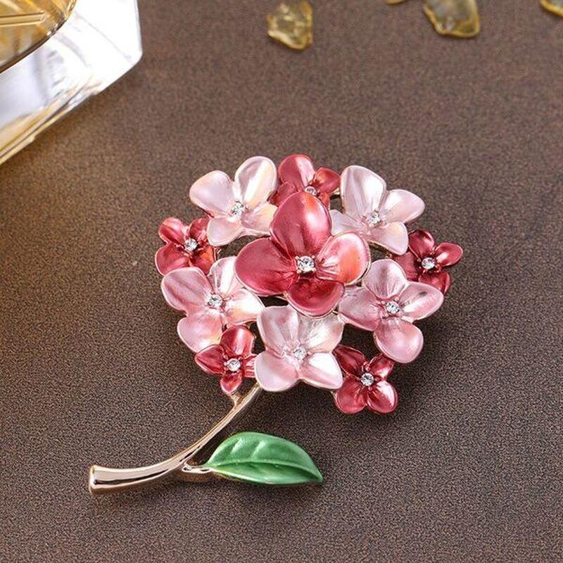Модные фиолетовые, красные, синие, сиреневые цветочные броши для женщин, свадебная вечеринка, брошь, булавки, подарки