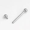 1/10pcs F136 Implant Grade Titanium Internal Thread Barbell Straight Piercing 14G 16G Bar Tongue Nail Lip Industrial Anodized