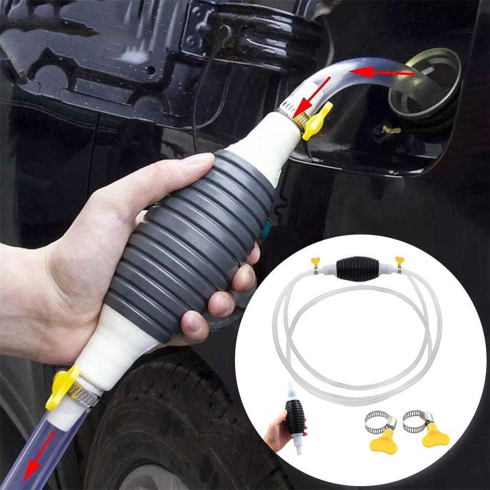 NEW Car Sucker Oil Transfer Fuel Pump Multifunctional Manual Pump for Gasoline Gas Oil Fuel Petrol Diesel Fluid Water Fish Tank