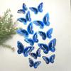 Yousheng 12 Pcs 3 Layers Wing Butterfly Wall Decor Removable 3D Hollow Butterfly Wall Decals for Crafts Home Bedroom Baby Shower Birthday Party Cake