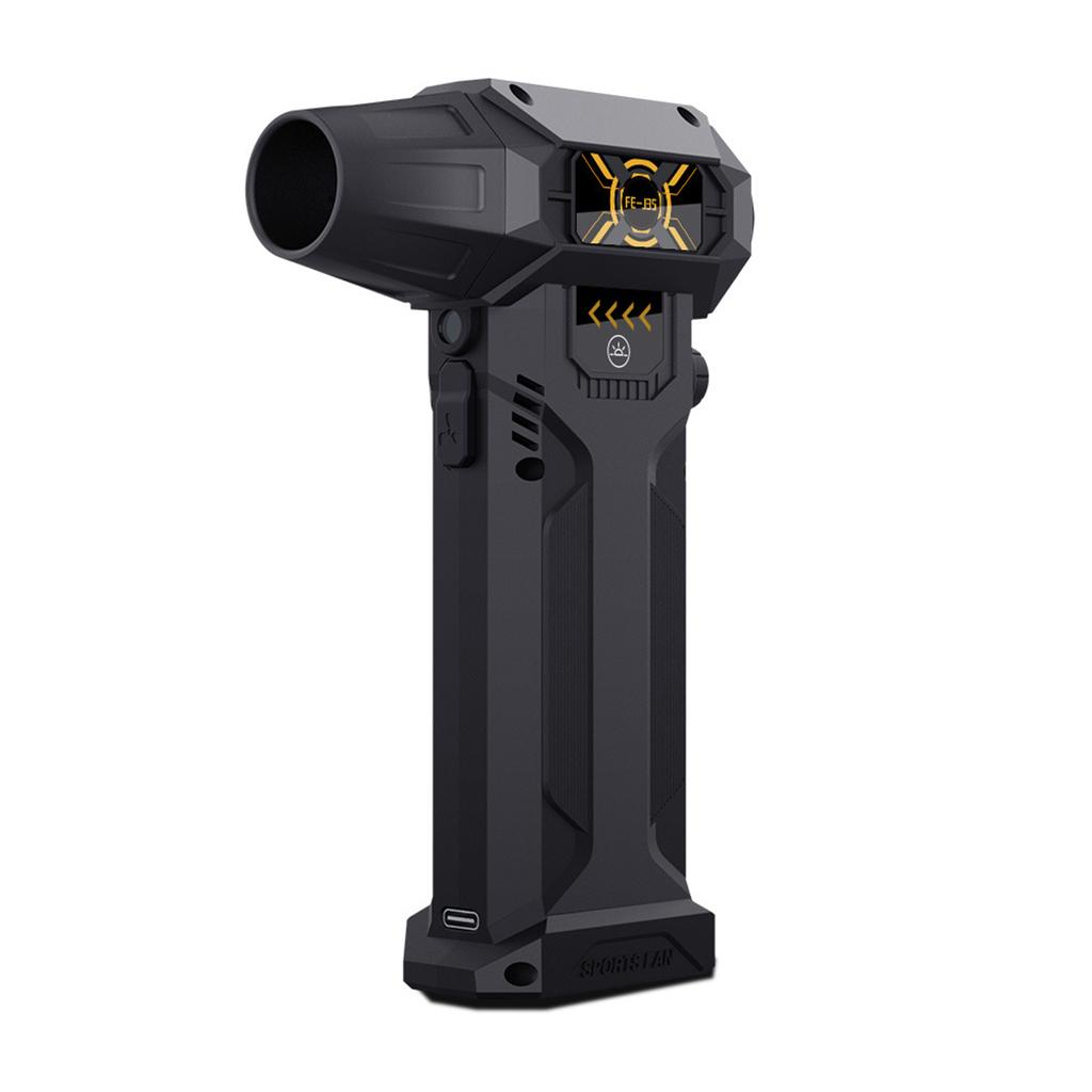 Electric Air Duster Turbo Fan 8000mAh Battery High Power LED Light Touch Control Brushless Motor