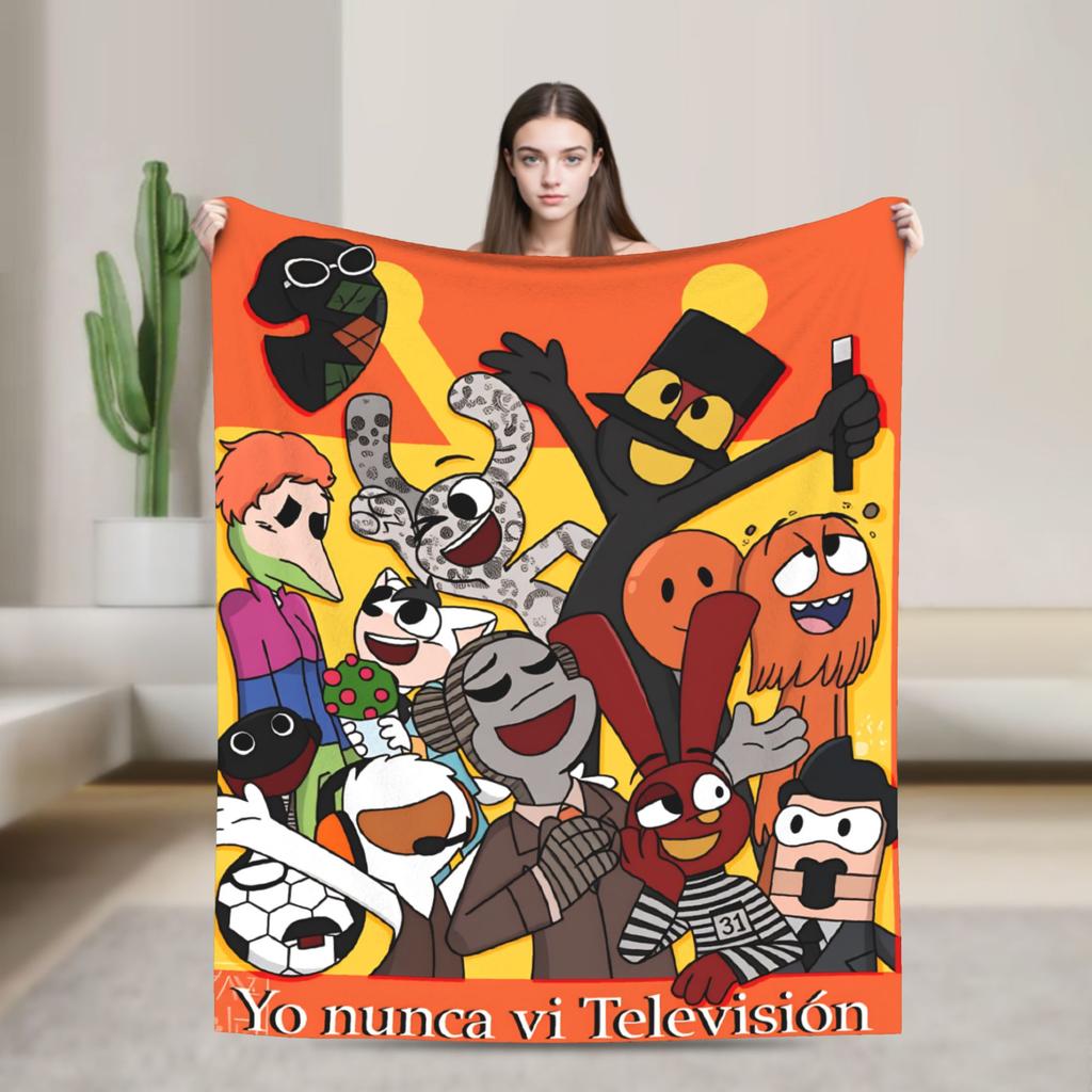 Comedy 31 Minutos Sketches Blanket Quality Warm Bedding Throws Winter Airplane Travel Couch Chair Novelty Bedspread
