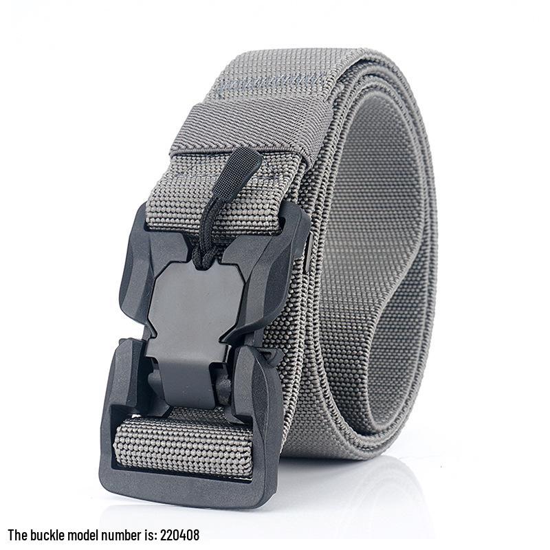 Men's Quick-Release Elastic Tactical Belt: Multifunctional, Casual & Minimalist