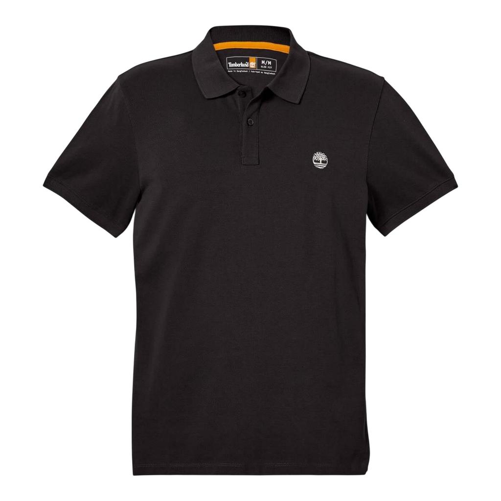 Timberland Mens Oyster River Logo Short-Sleeved Polo Shirt