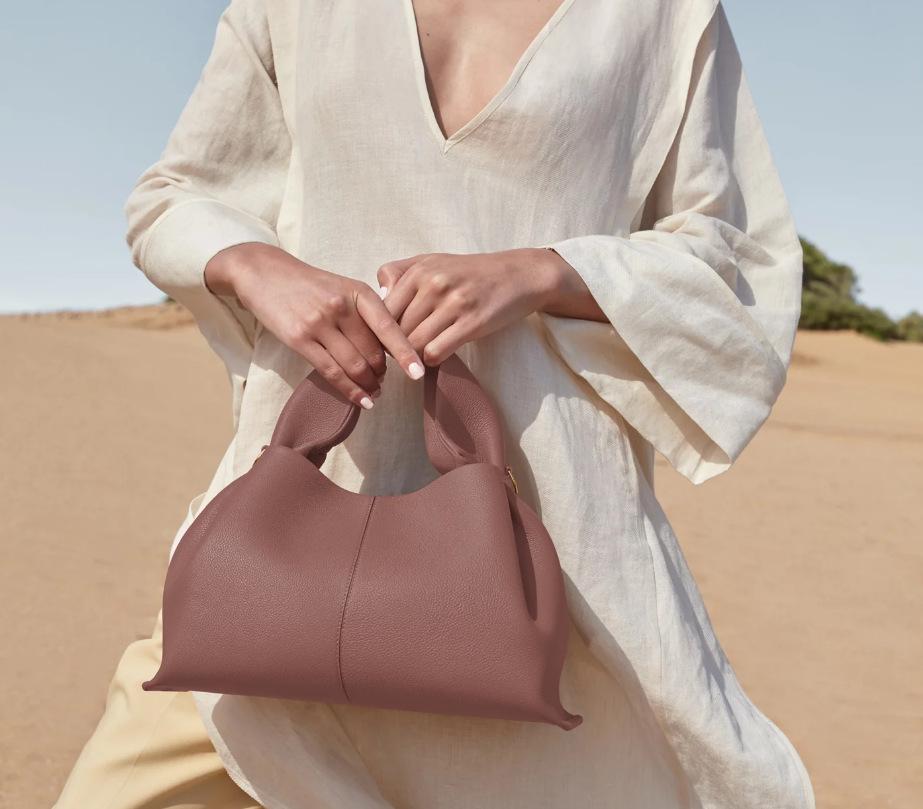 Женская сумка-ланч-бокс с французской текстурой 2024 года