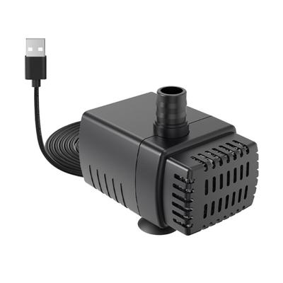 Тихий маленький погружной USB-насос 5 В для аквариумов с эффективным донным всасыванием для удаления осадка, обеспечивающий тихую работу