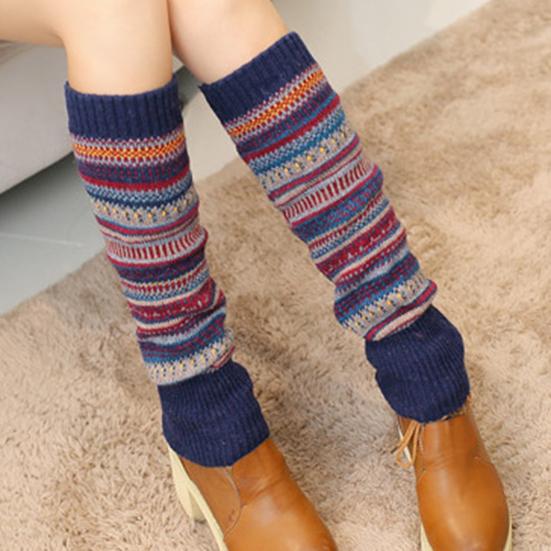 Leg Protectors Knitted Coldproof Washable Fall Winter Female Leg Warmers Daily Wear