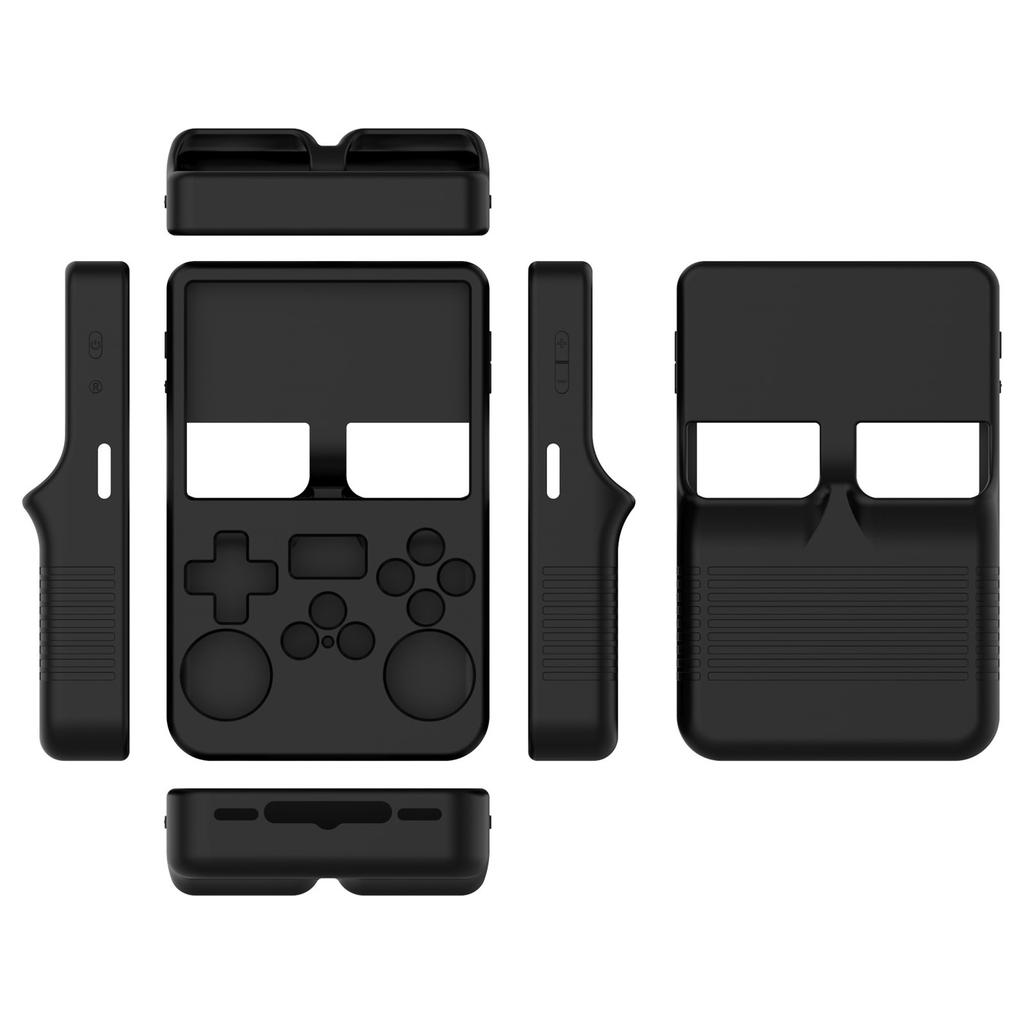 Ручная игровая консоль Силиконовый чехол Силиконовая защитная крышка Предотвращает царапины и повреждения Простая установка для R36S