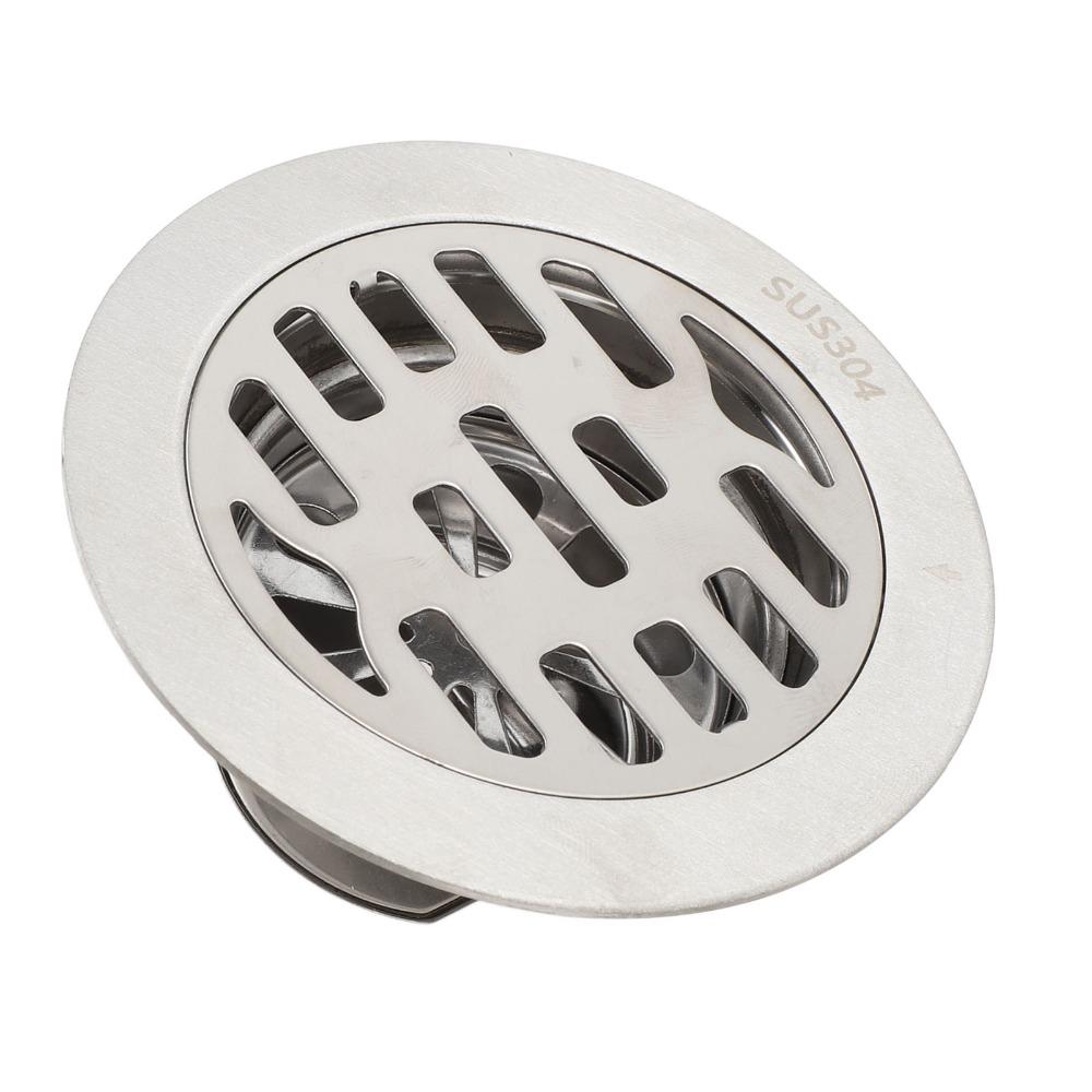 304 Stainless Steel Floor Drain 3.94in Diameter Floor Drain Kit Shower Drain Kit 75mm Pipe
