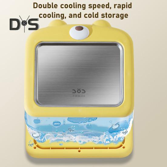 Ручная машина для приготовления мороженого, неэлектрическая машина для приготовления йогурта и щербета со скребком, портативный инструмент для приготовления десертов для детей и семейного отдыха, экологически чистый