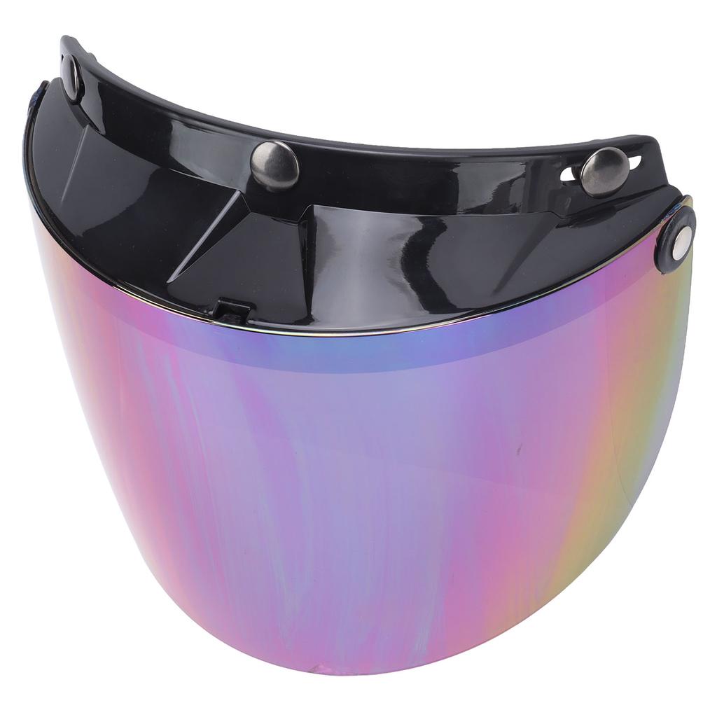 Motorcycle Helmet Lens Metal Button Removable UV Protection Adjustable Motorbike Helmet Visor Lens